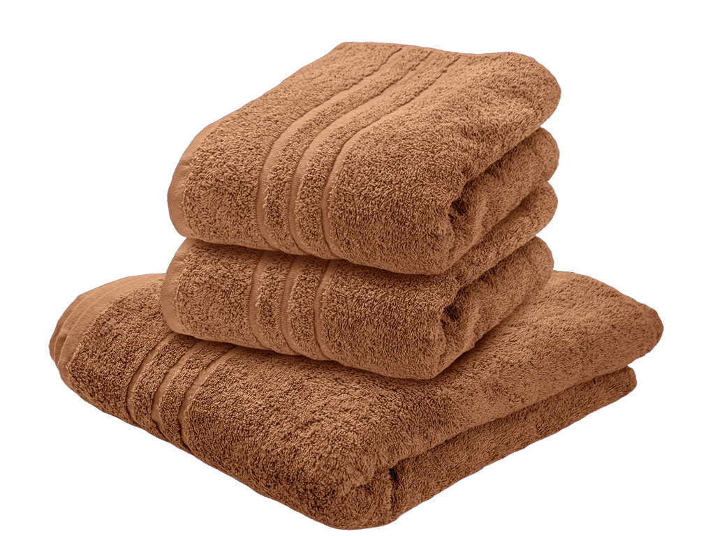 Osuška Classic 70 x 140 cm hnědá, 100% bavlna