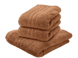 Osuška Classic 70 x 140 cm hnědá, 100% bavlna