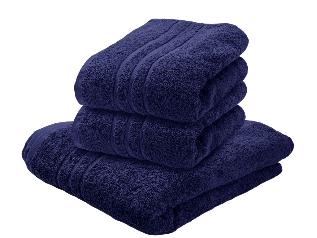 Osuška Classic 70 x 140 cm tmavě modrá, 100% bavlna
