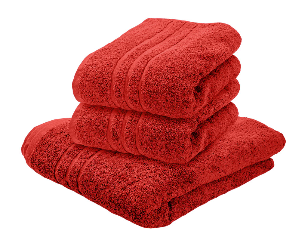 Osuška Comfort 70 x 140 cm červená, 100% bavlna