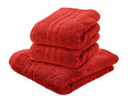 Osuška Comfort 70 x 140 cm červená, 100% bavlna