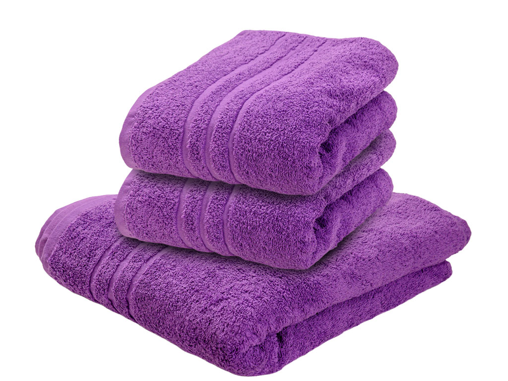 Osuška Comfort 70 x 140 cm fialová, 100% bavlna
