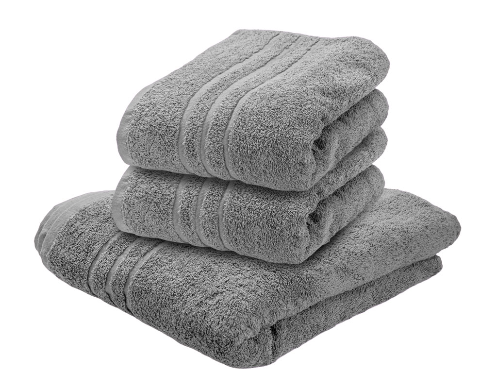 Osuška Comfort 70 x 140 cm světle šedá, 100% bavlna