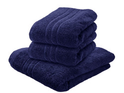 Osuška Comfort 70 x 140 cm tmavě modrá, 100% bavlna
