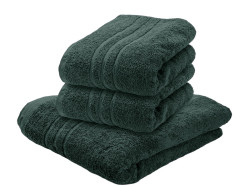 Osuška Comfort 70 x 140 cm tmavě zelená, 100% bavlna