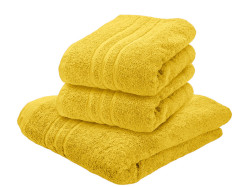 Osuška Comfort 70 x 140 cm žlutá, 100% bavlna