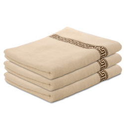 Osuška GREEK 70x130 cm krémová, 100% bavlna