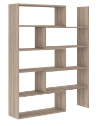 Otevřený regál s policemi Karol 01 Dub Sonoma 138x110 cm