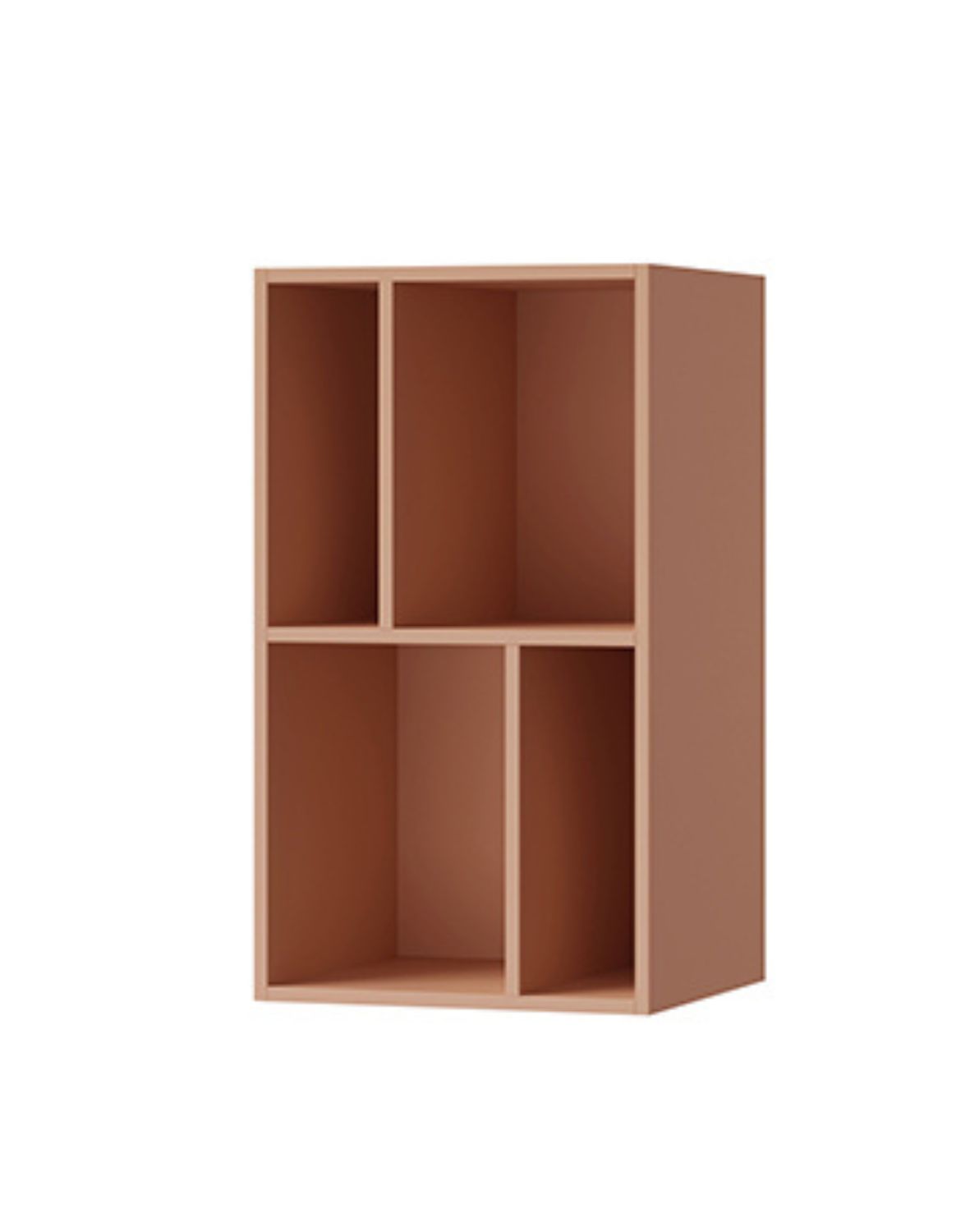Otevřený závěsný regál růžový pro dívku 45 cm (Lorin 13 kašmír/alpaka)