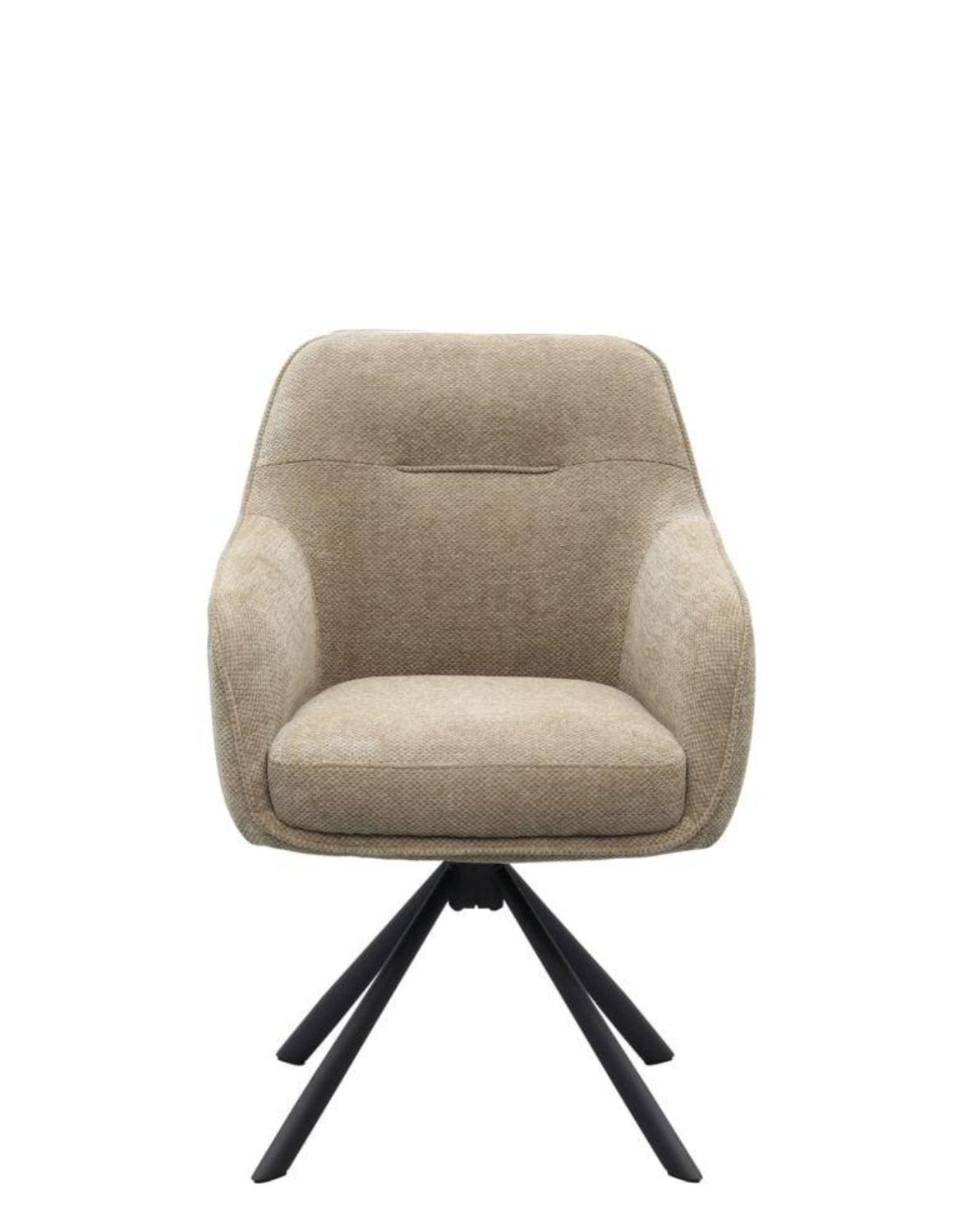 Otočná jídelní židle Avola, chenille taupe (51140008)