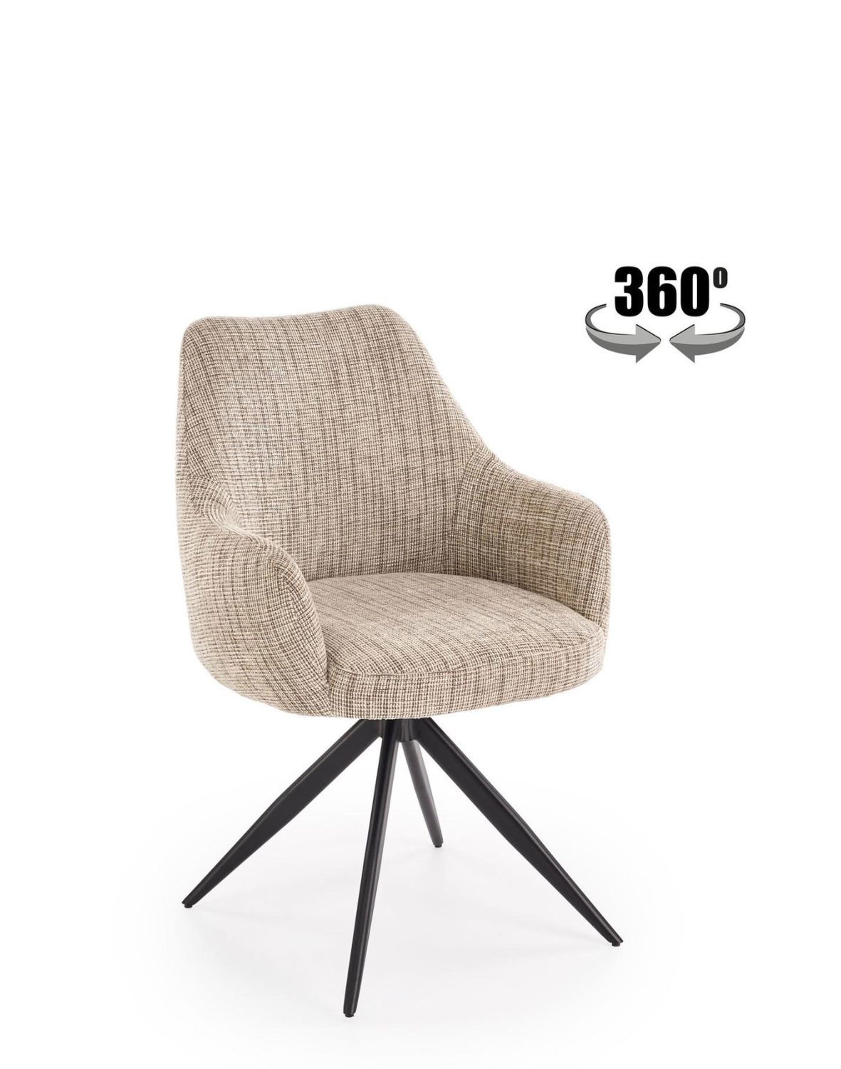 Otočná židle K564, béžová