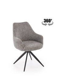 Otočná židle K564, šedá