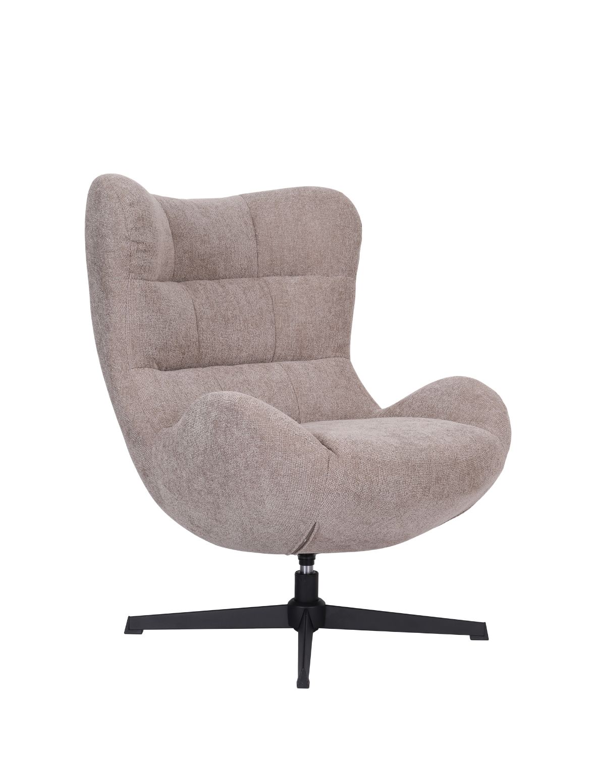 Otočné křeslo Velo, tmavě béžové