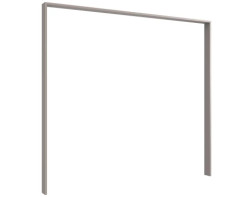 Paspartový rám k šatní skříni Tilburg, 228 cm, šedá sahara