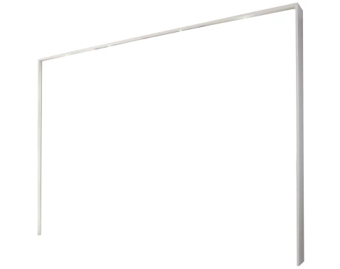 Paspartový rám s osvětlením k šatní skříni Syncrono, 323 cm, bílý
