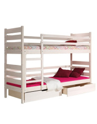 Patrová postel se zásuvkami DAREK 80x190 cm