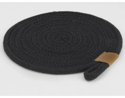 Podložka pod hrnec LifeStyle 20 cm, černá bavlna