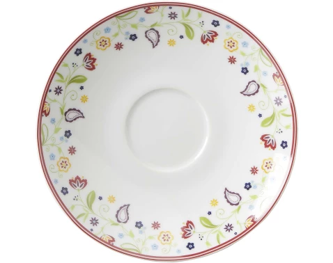 Podšálek Shanti Doppio 16 cm, barevné květiny