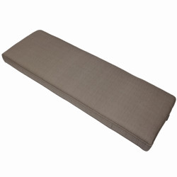 Podsedák na lavici PANAMA TAUPE 120x40 cm, hnědý