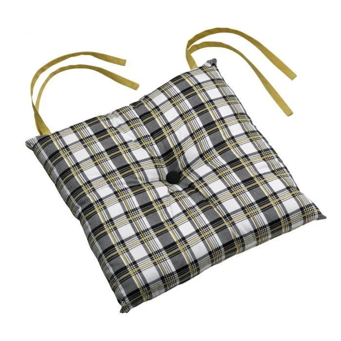 Podsedák na židli COTTAGE 38x38 cm, vzorovaný