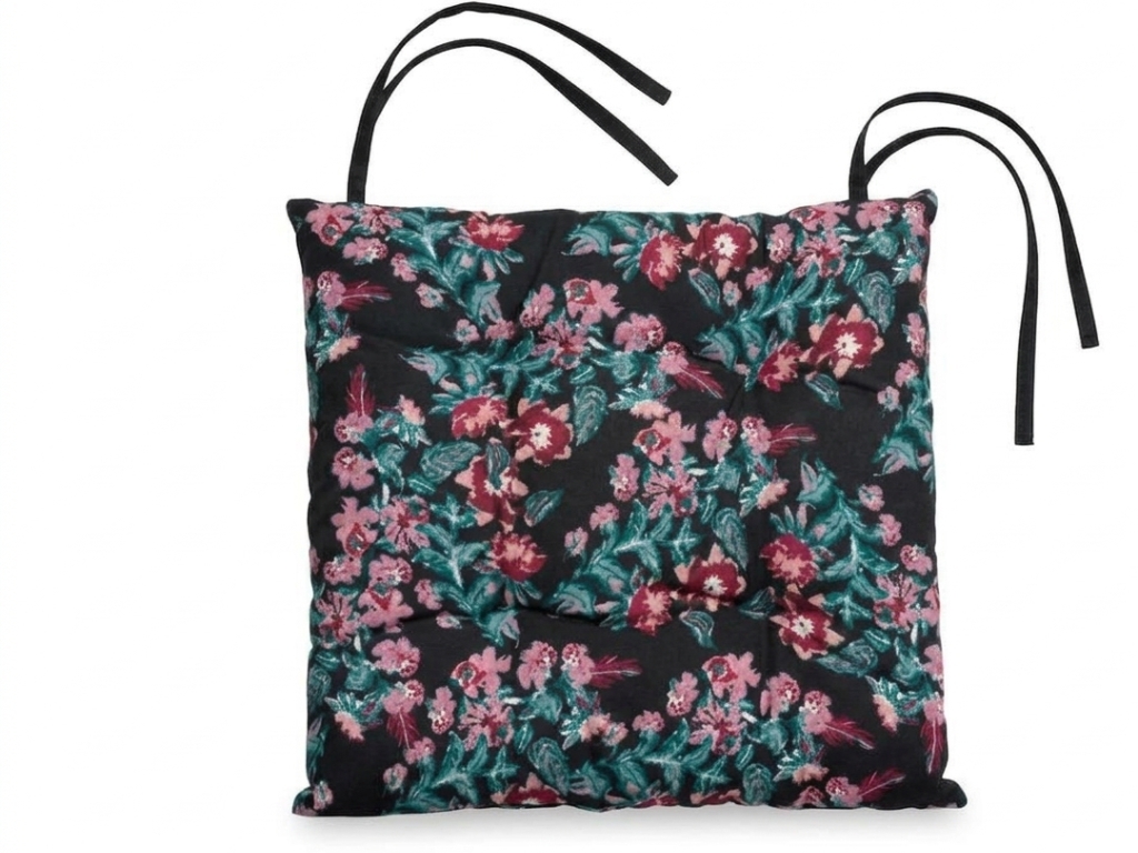 Podsedák na židli OMBRE 38x38 cm, šedý