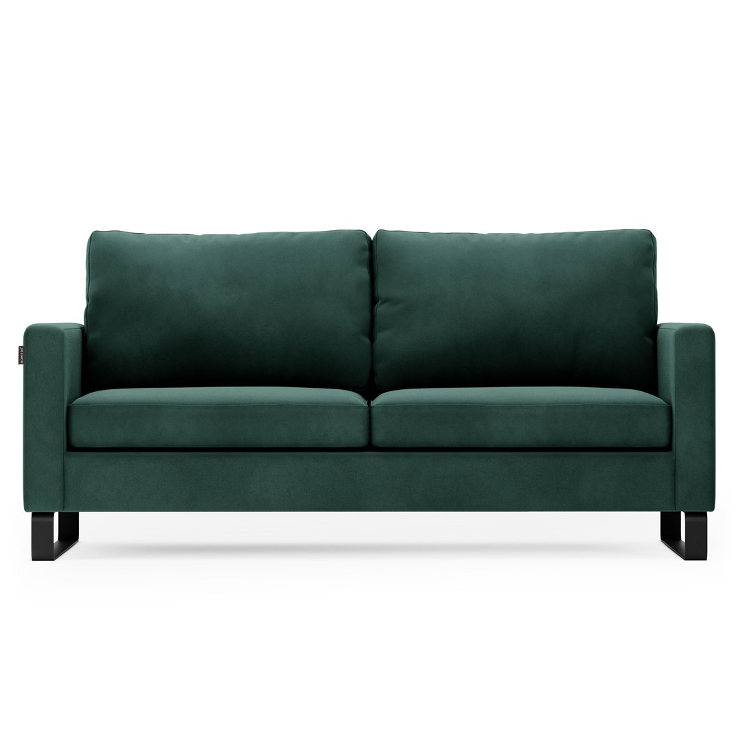 Pohovka 3místná CORNI lahvově zelená