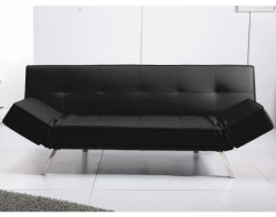 Pohovka Berlin, černá ekokůže