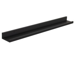 Police na zeď Larisa, 80 cm, černá