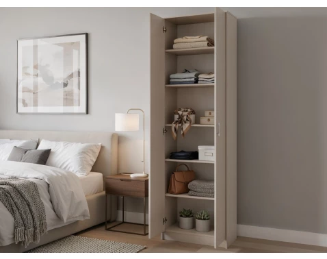 Policová skříň Vincent, béžová kašmír