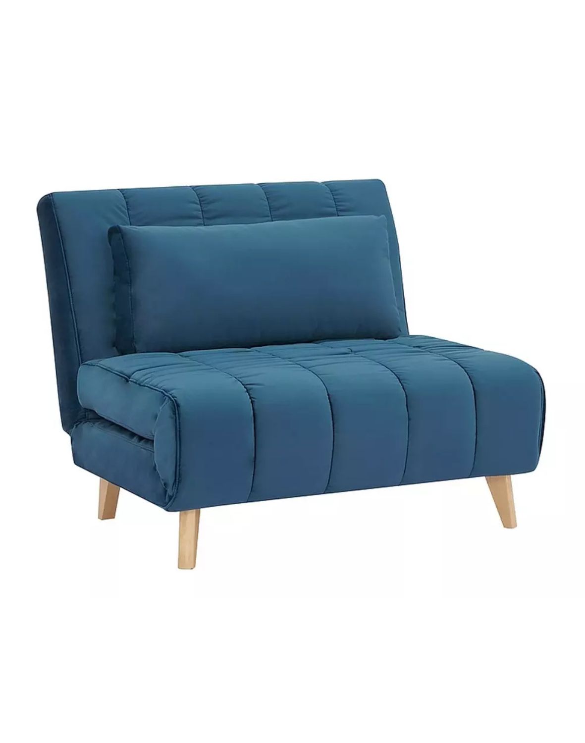 Polohovací křeslo Billy Velvet modré