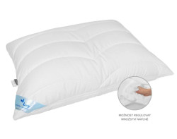 Polštář Mona Lucy Antistress 70x90 cm, carbon, prošívaný