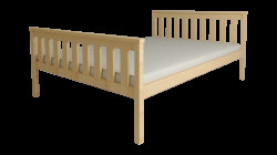 Postel KALEA 120 x 200 cm, borovice Matrace: Bez matrace, Rošt: Bez roštu
