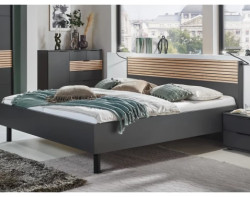 Postel Rotterdam 180x200 cm, grafit/dub artisan