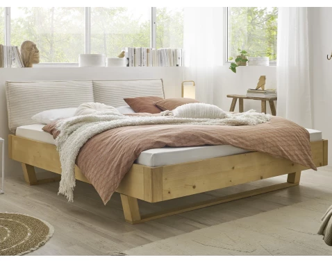 Postel z masivního dřeva Alexa 180x200 cm, přírodní smrk