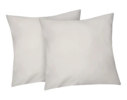 Povlak na polštář (2 ks) Satin 40x40 cm, šedý