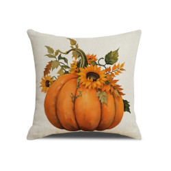 Povlak na polštář PUMPKIN JOY 45x45 cm, béžový