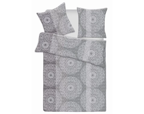 Povlečení Lanzarote, šedo-bílé