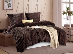 Povlečení mikroplyš HYGGE tmavě hnědé Rozměr povlečení: 70 x 80 cm | 140 x 200 cm