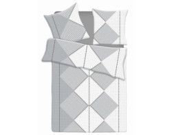 Povlečení Sardinien, šedo-bílé