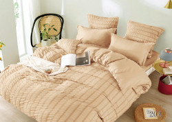 Povlečení z mikrovlákna s vaflovou strukturou WAFFLE béžové