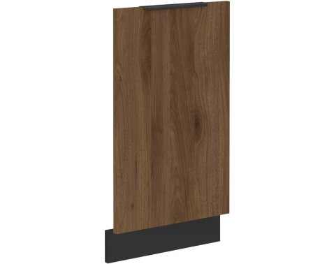 Přední panel na vestavnou kuchyňskou myčku Monza, 45 cm, ořech/černá