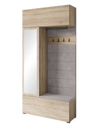 Předsíňová stěna se sedákem 115 cm Tejo dub sonoma (TEJ0091+TEJ244)
