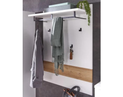 Předsíňový šatní panel Memphis, bílá/dub artisan