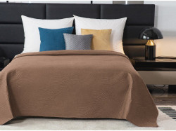 Přehoz na postel CADIZO hnědý Rozměr: 200 x 220 cm