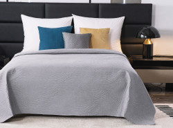 Přehoz na postel CADIZO světle šedý Rozměr: 200 x 220 cm