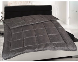Přikrývka Sienna 140x200 cm, antracitová