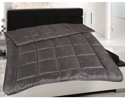 Přikrývka Sienna 140x200 cm, antracitová