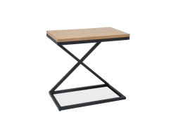 Příruční stolek s deskou v dekoru dub LIZ II 30X50