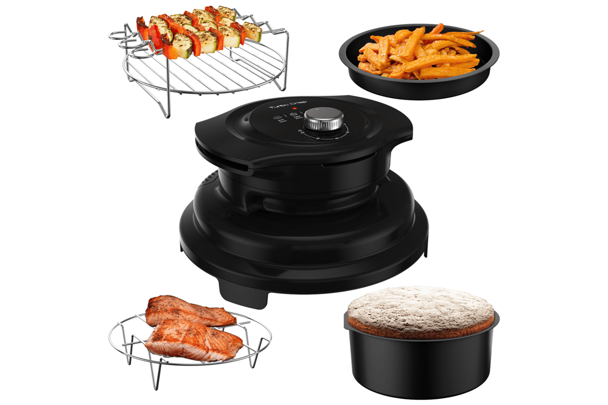 Příslušenství horkovzdušná fritéza a doplňky k multifunkčnímu hrnci Tefal Turbo Cuisine LF101810