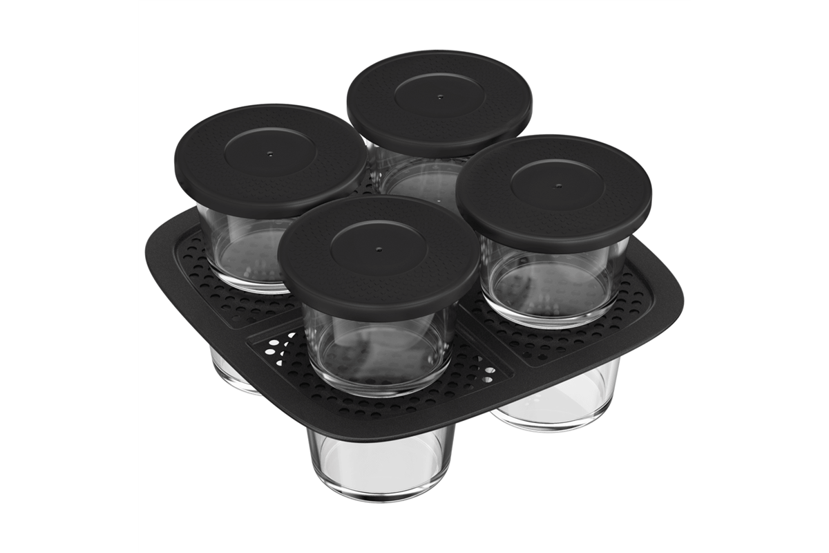 Příslušenství skleničky 8 ks k horkovzdušné fritéze Tefal Easy Fry Silence XA1140E2